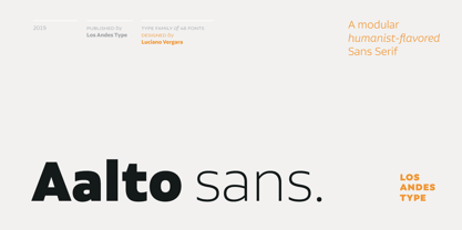 Aalto Sans police Poster 1