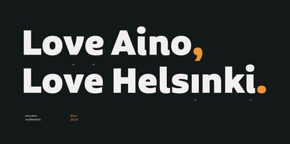 Aalto Sans police Poster 7