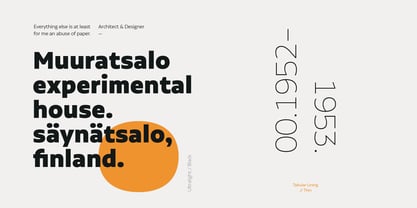 Aalto Sans police Poster 14