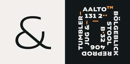 Aalto Sans police Poster 16