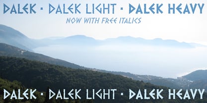 Dalek Font Poster 1