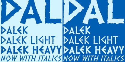 Dalek Font Poster 5