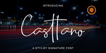 Casttano Font Poster 6