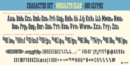Megalito Slab Font Poster 5