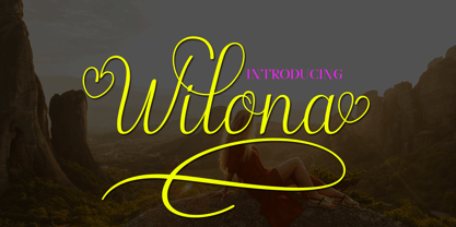 Wilona Font Poster 5