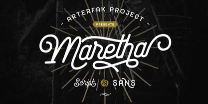 Maretha Font Poster 1