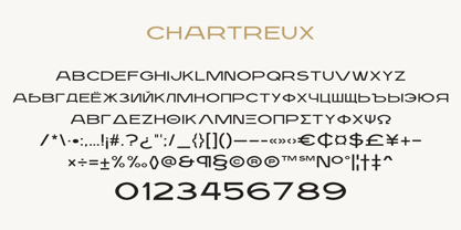 Chartreux Font Poster 6