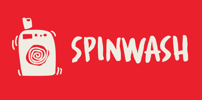 Spinwash Font Poster 5
