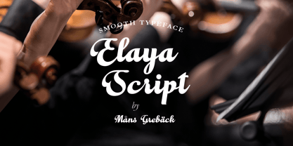 Elaya Script Fuente Póster 5