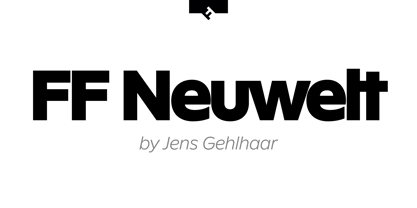 FF Neuwelt Font Poster 1