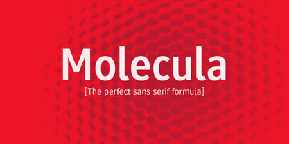 Molecula Font Poster 1