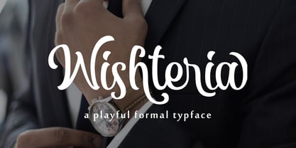 Wishteria Font Poster 1