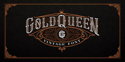 HKF Gold Queen DLC Font Poster 1
