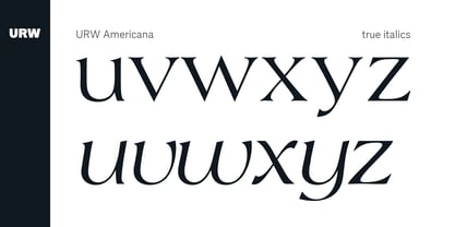 Americana Font Poster 4