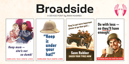 Broadside Police Affiche 3