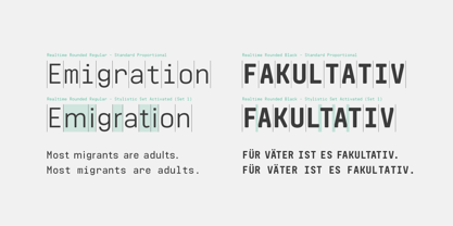 Realtime Rounded Font Poster 6