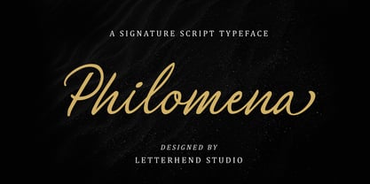Philomena Script Font Poster 6