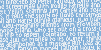 Pillow Fight Font Poster 3