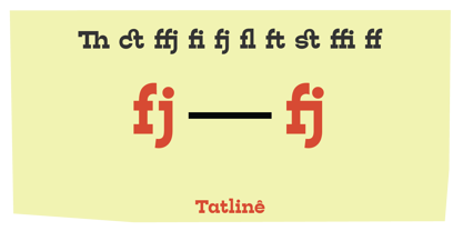 Tatline Font Poster 6