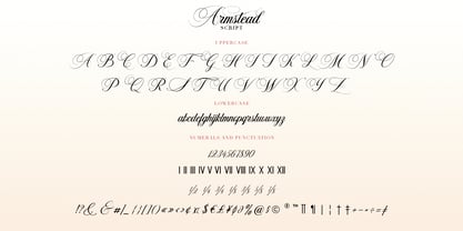 Armstead Font Poster 2