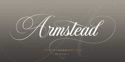 Armstead Font Poster 14