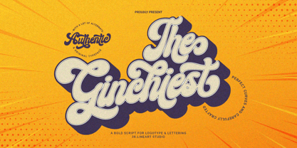 Ginchiest Font Poster 1
