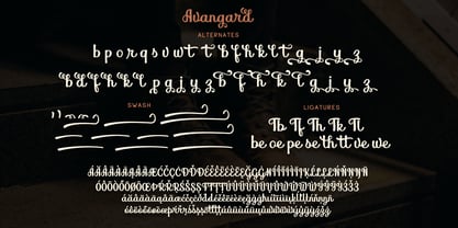 Avangard Font Poster 1