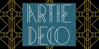 Artie Deco Fuente Póster 5