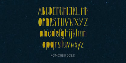 Komorebi Font Poster 9