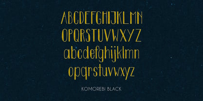 Komorebi Font Poster 8