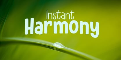 Instant Harmony Font Poster 5
