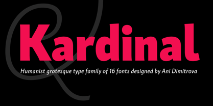 Kardinal Font Poster 15