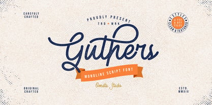 Guthers Font Poster 11
