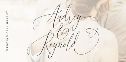 Audrey and Reynold Font Poster 11