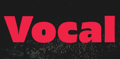 Vocal Font Poster 1