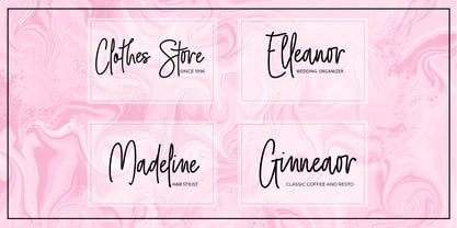 Girly Style Font Poster 5