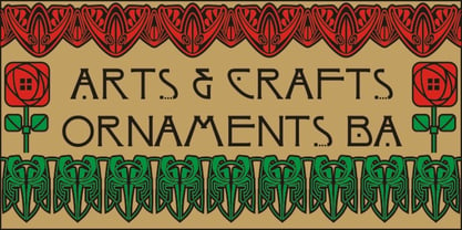 Arts And Crafts Ornaments BA Fuente Póster 1