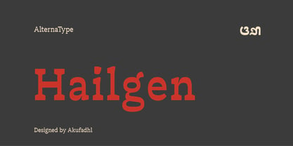 Hailgen Font Poster 11