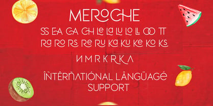 Meroche Font Poster 9