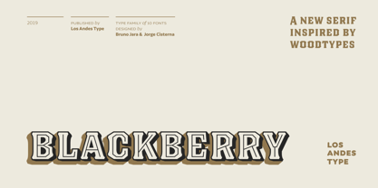 Blackberry Font Poster 13