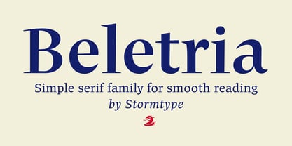 Beletria Font Poster 10