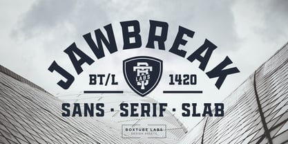 Jawbreak Font Poster 1