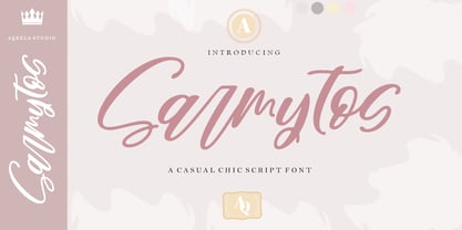 Sarmytos Font Poster 5