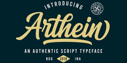 Arthein Font Poster 14