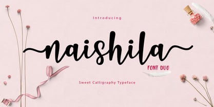 Naishila Font Poster 12