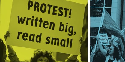 Protest Font Poster 5