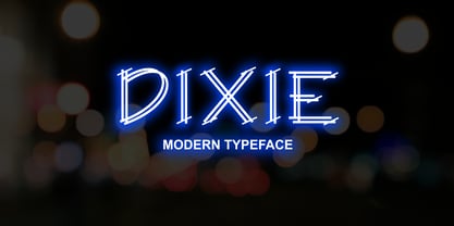 Dixie Font Poster 5