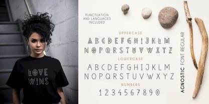 Agnostic Font Font Poster 3