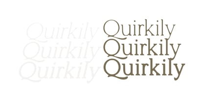 Quirkily Font Poster 5