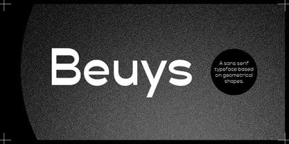 Beuys Font Poster 7